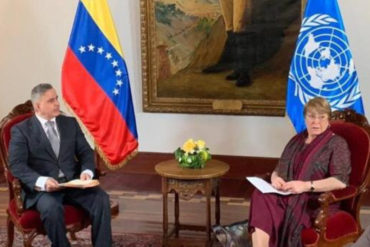 ¡VEA! Después de sentarse con Padrino López y Reverol, Bachelet acudió a reunión con Tarek William Saab (+Fotos)