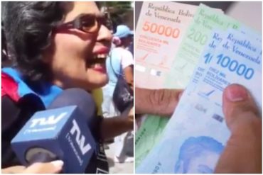 ¡TE LO TENEMOS! La brutal descarga de una pensionada a Maduro: “Reconoce que acabaste con el poder adquisitivo” (+Video)
