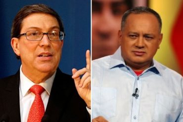 ¡LE DECIMOS! Canciller de Cuba sostuvo un “encuentro fraterno” con Diosdado Cabello este #7Jun