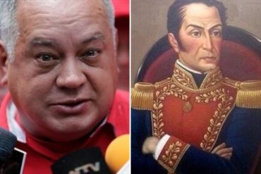 ¡RASPA’O! A Cabello se le olvidó la clase de historia y dice que a Bolívar lo mató “la oligarquía” (+Video)