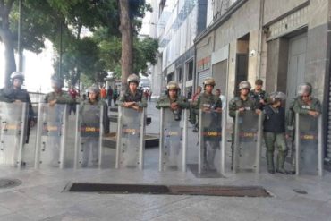 ¡ATENCIÓN! GNB Impide nuevamente el acceso de la prensa hacia el Palacio Federal Legislativo este #11Jun (+Video)