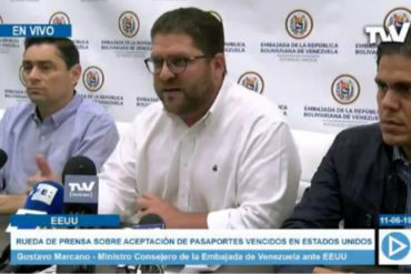 ¡IMPORTANTE! Representantes de Venezuela en EEUU exhortan al resto de los países aceptar los pasaportes vencidos (+Video)