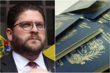 ¡SEPA! Gobierno de Guaidó busca que el pasaporte vencido sea recibido en todos los países que lo reconocen, dice Gustavo Marcano
