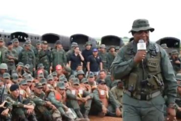 ¡BOCHORNOSO! Estas fueron las penosas prácticas de adiestramiento militar que lideró Pedro Suárez Chourio (+Video)