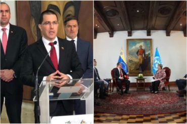 ¡SEPA! Arreaza dio detalles de su reunión con Bachelet: Analizamos el impacto del “bloqueo criminal” de EEUU