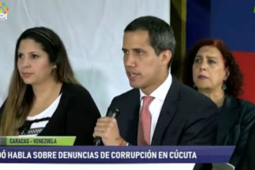 ¡URGENTE! Guaidó sobre las denuncias de presunta corrupción: “No permitiremos que el régimen intente confundir” (+Video)