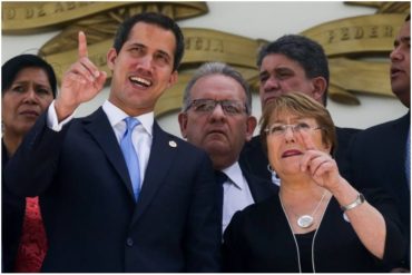 ¡OÍDO AL TAMBOR! Guaidó asegura que ver a Bachelet como una solución a la crisis “sería un error” (+Video)