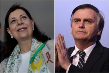 ¡SEPA! Embajadora María Teresa Belandria reveló mensaje de Bolsonaro para los venezolanos (+Video)