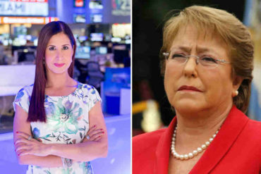 ¡TOMA! “Mejor que se quede en su oficina”: Así respondió esta periodista a “itinerario absurdo” de Bachelet por visita a Venezuela