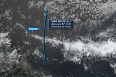 ¡ATENCIÓN! Advierten de vaguada y lluvias con descargas eléctricas que afectan al norte del país este #3Jun (+Onda tropical)