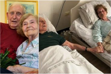 ¡AMOR GENUINO! Fallece al mismo tiempo una pareja de ancianos, tomados de la mano (Tenían 70 años juntos)