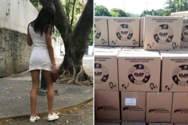 ¡DURA REALIDAD! Prostitutas aceptan cajas del CLAP como forma de pago en Venezuela (+Tarifas detalladas)