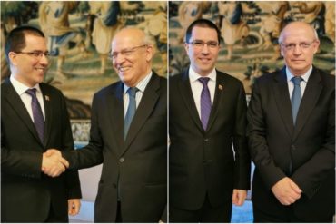 ¡ENTÉRESE! Arreaza viaja a Lisboa y se reúne con el Ministro de Asuntos Extranjeros de Portugal (+Fotos)