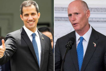 ¡ENFÁTICO! Rick Scott sobre encuentro Guaidó-Trump: Esta reunión tiene un mensaje claro, el tiempo de Maduro ha terminado