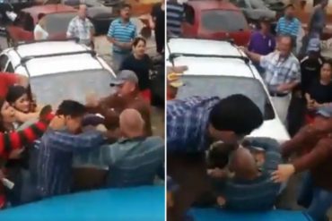 ¡SE LO MOSTRAMOS! La trifulca que se armó en una cola en una estación de gasolina en Mérida (+Video)