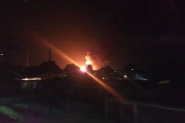 ¡GRAVE! Se registró una explosión en la planta de llenado de gas doméstico Tony Gas en Maracaibo (+Video)