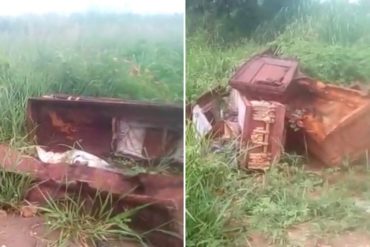 ¡GRAVE! Denuncian que retiran ataúdes del cementerio de Maturín para vender las fosas (+Video)