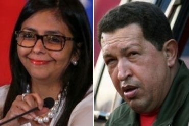 ¡POR FAVOR! El cursi mensaje de Delcy Eloína en celebración del “cumpleaños” de Chávez: “Rayo de luz, padre de todos”