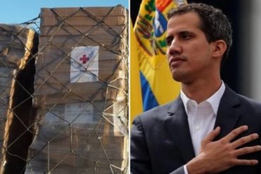 ¡GRAN GESTO! Guaidó agradece a la Cruz Roja italiana por enviar 34 toneladas de insumos médicos