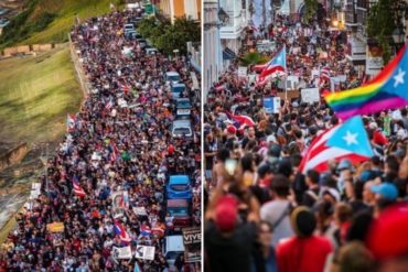 ¡EMOCIONANTE! Así celebran los puertorriqueños la renuncia de Ricardo Rosselló (+Fotos +Videos)