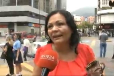 ¡INDIGNADA! “Es un engaño”, lo que dijo esta ciudadana cuando le preguntaron por el diálogo en Barbados (+Video)