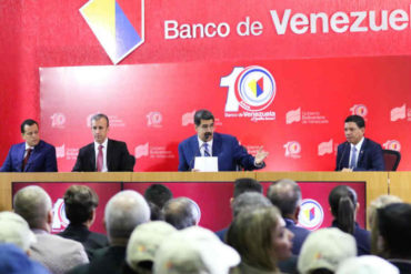 ¡ATENTOS! Maduro anuncia servicio de canje de divisas por bolívares en taquillas del Banco de Venezuela