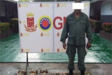 ¡ABUSADOR! Detuvieron a coronel de la GNB por tener en su vehículo 149 kilogramos de bronce y 56 de cobre