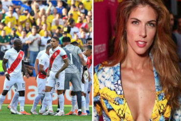 ¡AY CHAMO! Esta actriz prometió darle un beso al jugador que consiga el triunfo de Perú ante Chile