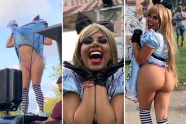 ¡UFFF! La actriz porno venezolana Keisha Ortega encendió Tomorrowland 2019 con su peculiar atuendo (+Videos y fotos candentes)