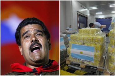 ¡INDOLENTE! Denuncian que 29 toneladas de ayuda humanitaria proveniente de Argentina están «varadas» por culpa de Maduro