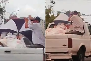 ¡INDIGNANTE! Así trasladan a un paciente en Maracaibo ante la falta de ambulancias (+Video)