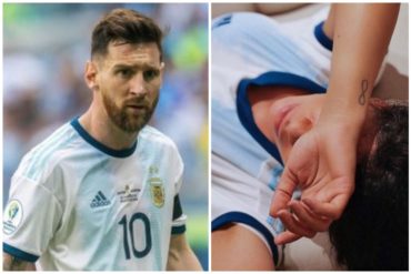 ¡CANDENTE! La sexy fanática de Messi que mostró su lado más atrevido para apoyar a Argentina (+Fotos subidas de tono)