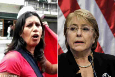 ¿Y ENTONCES? Chavista tacha de “mentirosa” a Bachelet pero reconoce que la gente no encuentra medicinas (+Video)