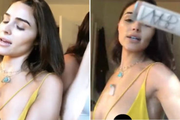 ¡UPS, SE ESCAPARON! Esta exMiss Universo mostró por accidente sus pechos en Instagram  (+Video)