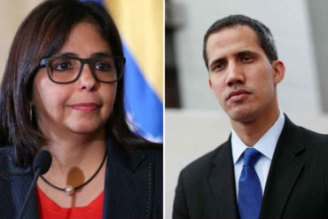 ¿VAS A SEGUIR ABIGAIL? Delcy Rodríguez insiste en que Guaidó está entregando el Esequibo para recibir “mayor apoyo internacional” (+Video)