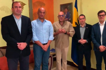 ¡MÍRALOS, PUES! Las «exigencias» con las que llegó la delegación de Maduro a la última reunión en Barbados según AlNavío