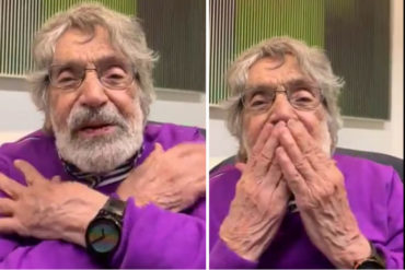 ¡EMOTIVA! La despedida de Carlos Cruz-Diez de la que todos hablan en las redes: “Hasta pronto” (+Video)