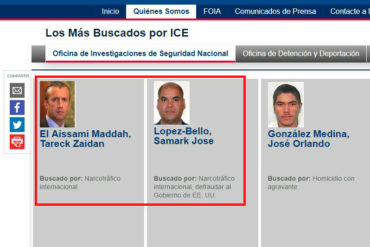 ¡RAYA MUNDIAL! El Aissami encabeza la lista de los más buscados por el Departamento de Seguridad Nacional de EE.UU. (+Imagen)