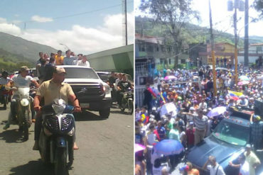 ¡LO ÚLTIMO! Guaidó logra llegar a Boconó este #12Jul tras impedimentos del régimen: Así lo esperaban los ciudadanos (+Fotos)