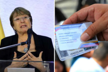 ¡ATENTOS! En el informe Bachelet también denuncian que la actividad política de los beneficiarios del Carnet de la Patria es monitoreada