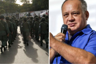 ¡CUÁNTO PROTOCOLO! Las calles de Táchira amanecieron custodiadas por militares debido a visita de Diosdado Cabello (+Video)