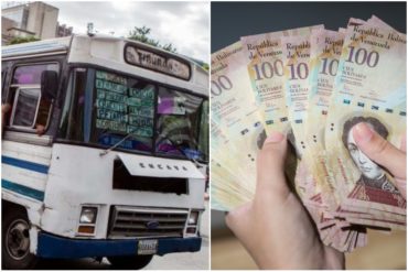 ¡SEPA! Anuncian aumento del pasaje urbano a 700 bolívares a partir de este 1 de julio (+Propusieron bono)