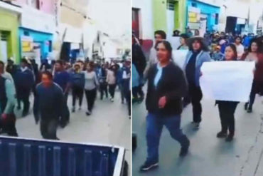 ¡GRAVE! Peruanos marchan contra migrantes y dan 24 horas para “botar” a esos “desgraciados”: «Fuera los venezolanos» (+Video)