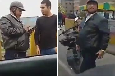 ¡SOLIDARIO! Peruano defendió a migrante venezolano que fue retenido por un policía (quería robarle el celular) (+Video)