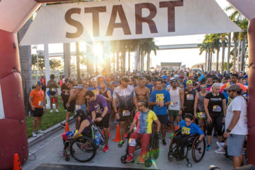 ¡GRAN GESTO! Recaudan fondos para enviar ayuda humanitaria a Venezuela con un maratón en Miami (+Fotos +Videos)