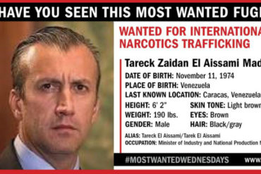 ¿HA VISTO A ESTE FUGITIVO? Tareck El Aissami se convierte en uno de los más buscados por el Servicio de Inmigración y Control de Aduana de EEUU