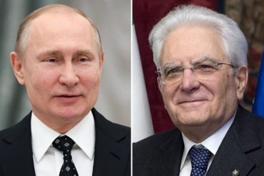 ¡SÉPALO! Medios italianos revelan que Putin conversó con el presidente de ese país sobre nuevas elecciones en Venezuela