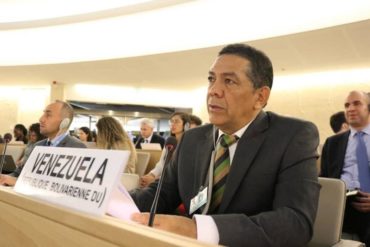 ¡LES DOLIÓ! La pataleta del representante de Maduro en la ONU por el informe de Bachelet: ”Tiene errores”