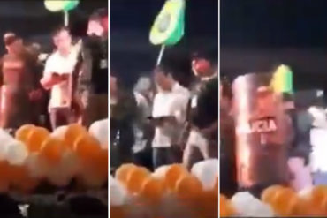 ¡RECHAZO! A Gustavo Petro le cayeron a huevos cuando llegó a un acto político en Colombia (+Video)
