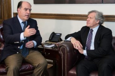 ¡SEPA! Almagro celebra designación de Julio Borges como Comisionado Presidencial para Relaciones Exteriores
